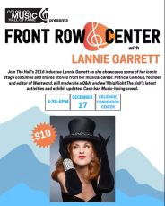 Logo for Colorado Music Hall of Fame Presents: Front Row & Center