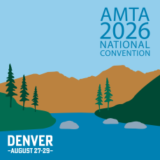 Logo for AMTA 2026 National Convention August