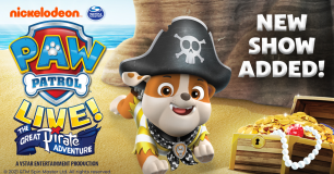 Paw Patrol Live! The Great Pirate Adventure new show added