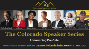 Logo for The Colorado Speaker Series: Bill Nye