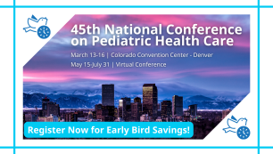 Logo for 45th National Conference on Pediatric Health Care