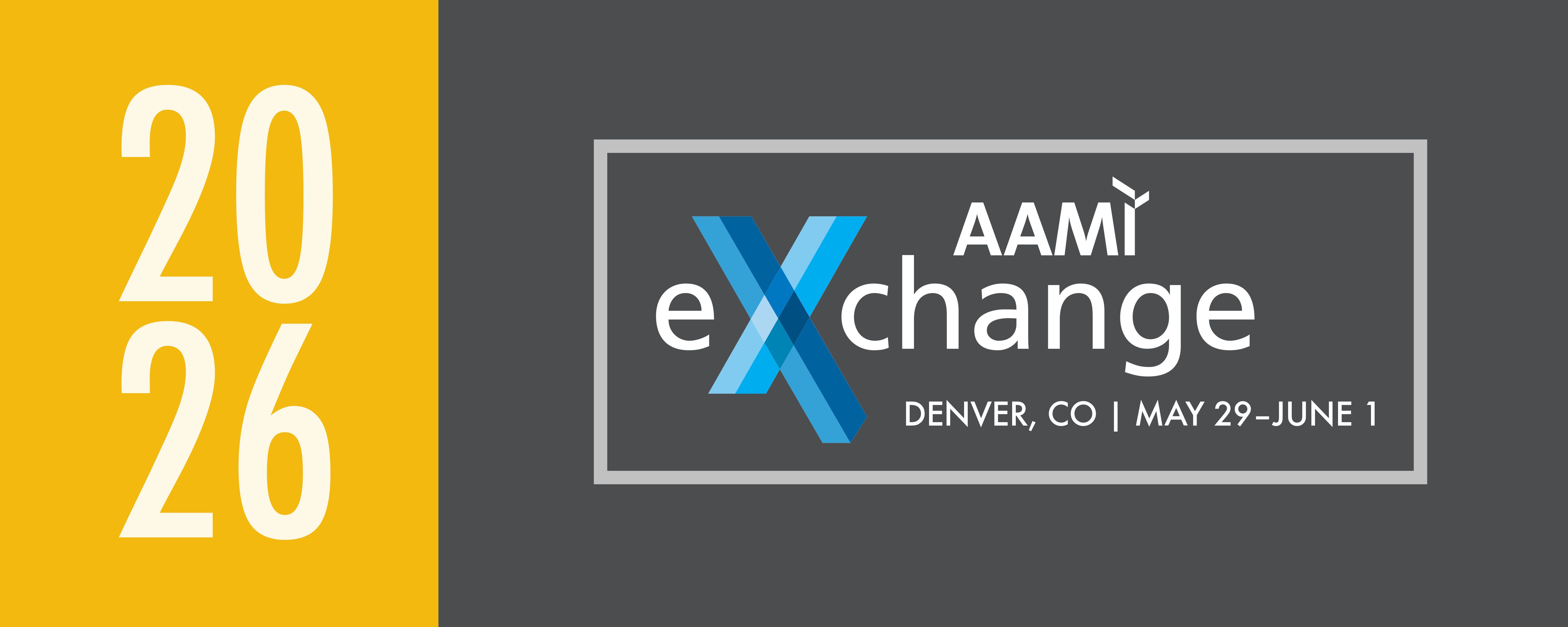 Logo for AAMI eXchange 2026