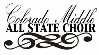 Logo for Colorado Middle School All State Choir