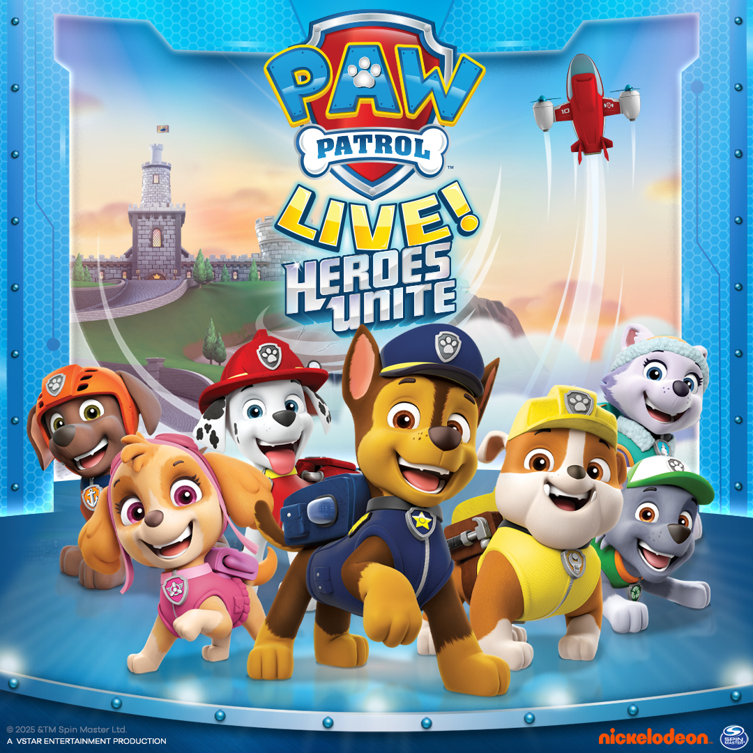 Logo for Paw Patrol Live: Hero's Unite!