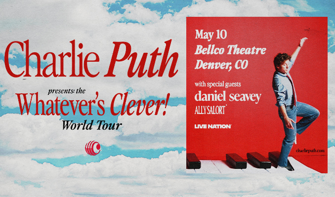Logo for Charlie Puth: Whatever's Clever! World Tour