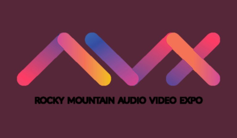 Logo for The Rocky Mountain Audio Video Expo (AVX)