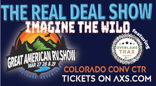 Logo for The Great American RV Show + OffGrid Expo