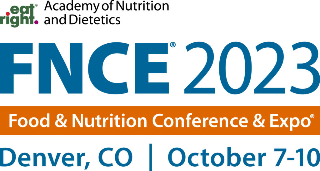 Logo for The Academy's 2023 Food and Nutrition Conference & Expo