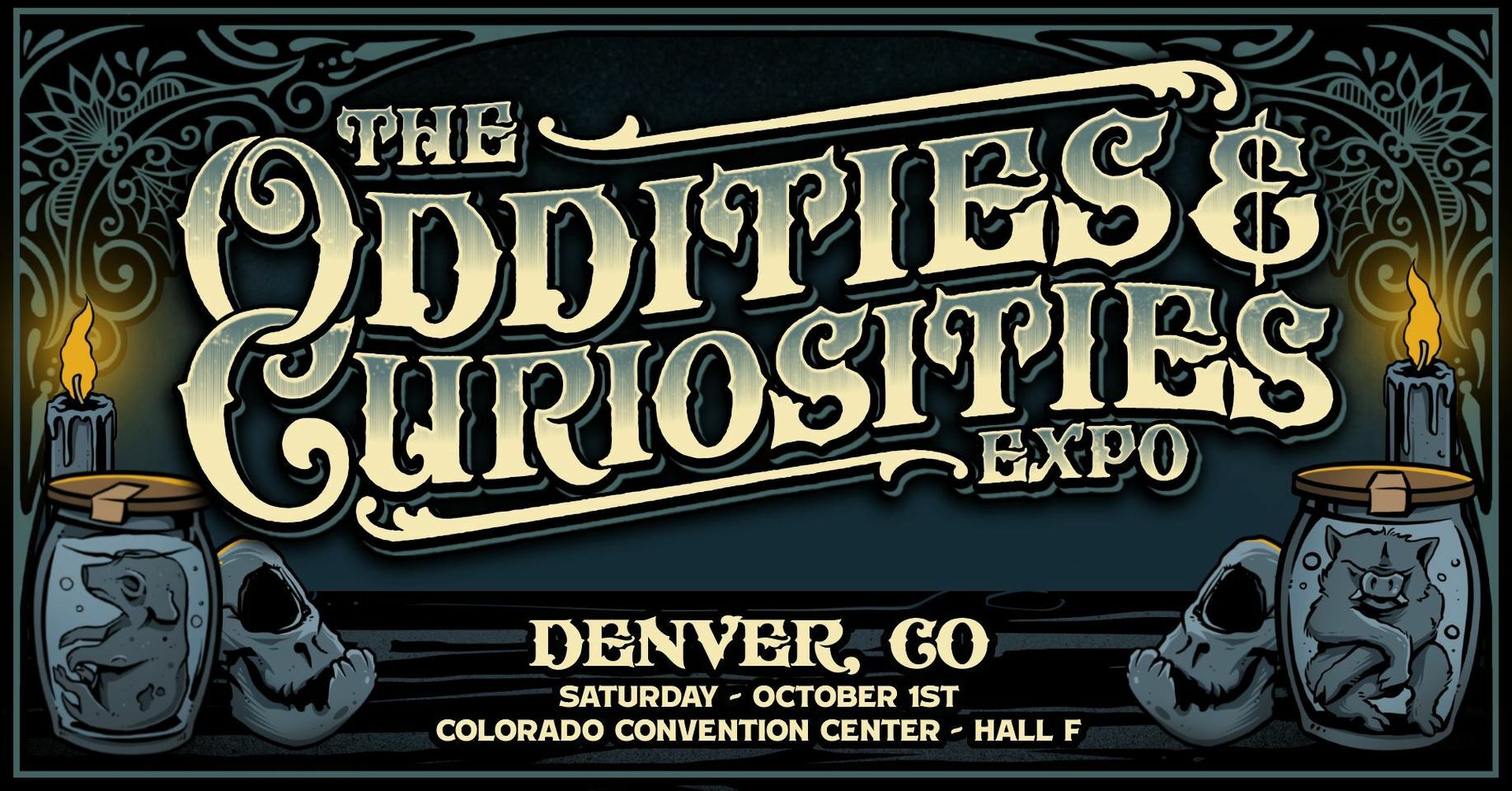 Logo for Denver Oddities and Curiosities Expo 2022