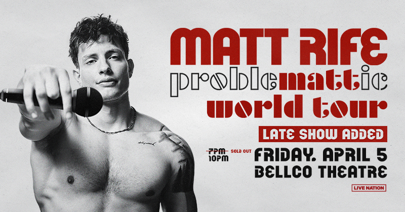 Logo for Matt Rife: ProbleMATTic World Tour 7PM