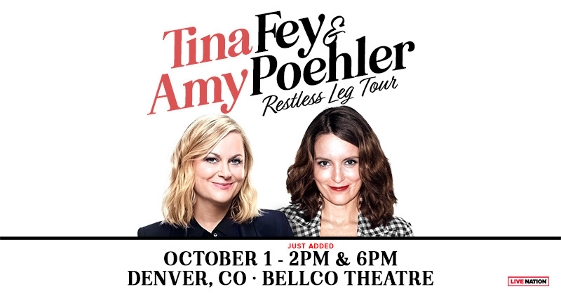 Logo for Tina Fey & Amy Poehler: Restless Leg Tour 6PM