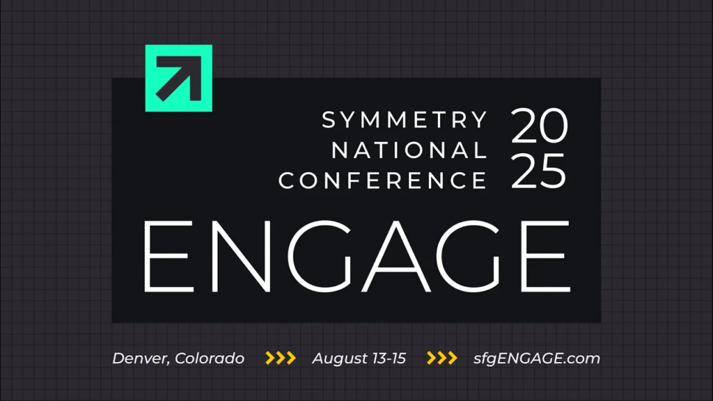 Logo for 2025 Engage | Symmetry National Conference