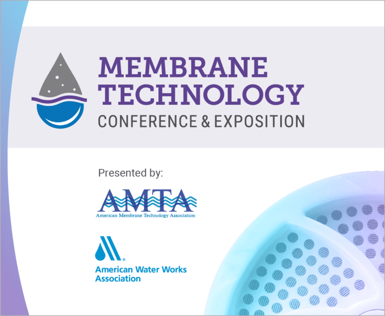 Logo for 2027 AMTA & AWWA Membrane Technology Conference and Exposition